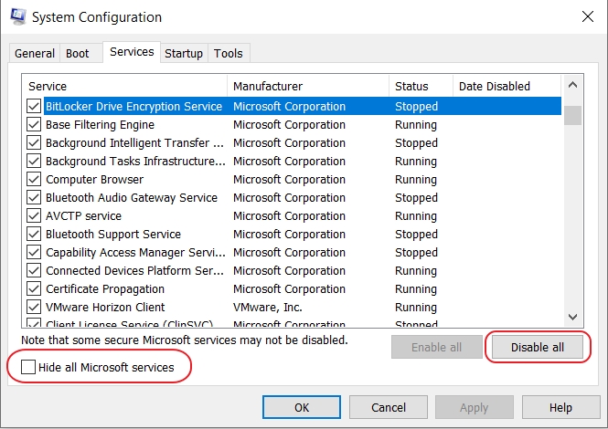 إصلاح خطأ i / o بواسطة