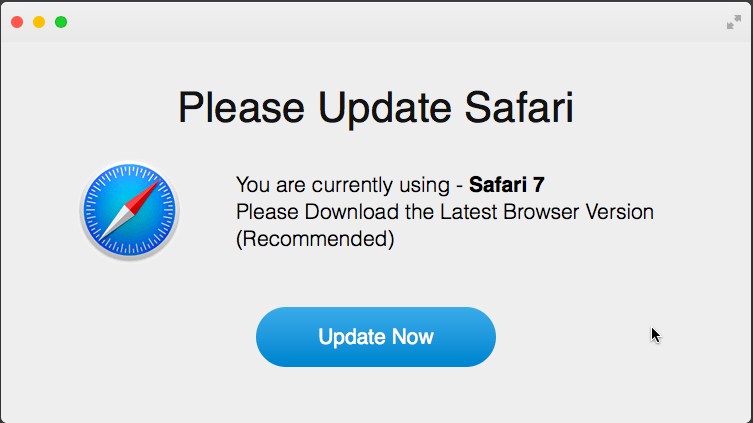 unable to update safari
