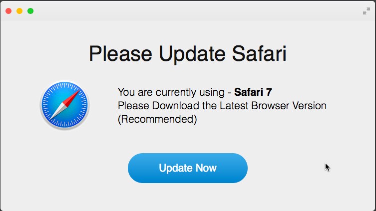 mac update safari not working