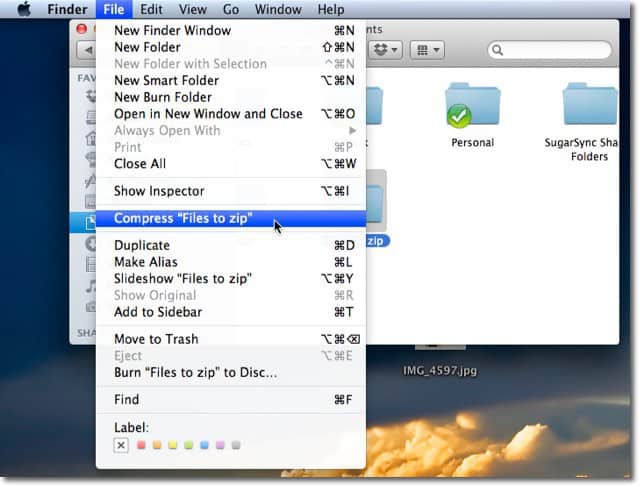 create zip files mac free download