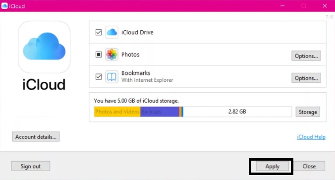 download icloud for windows 10 pc