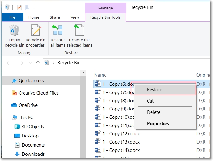 Great Tips About How To Restore Recycle Bin When Deleted - Bluegreat57