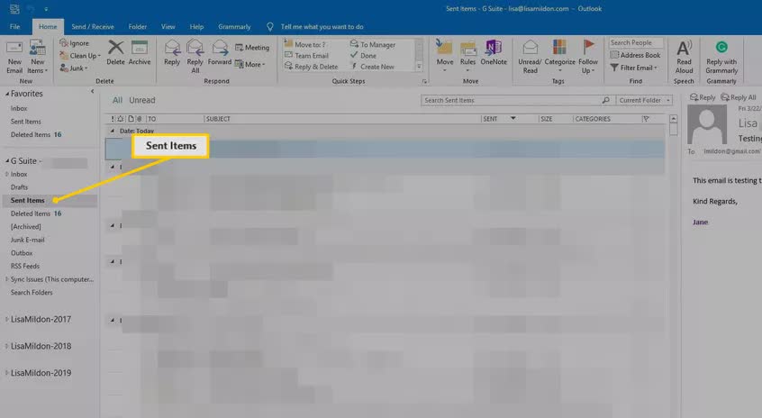 How To Recall An Email In Outlook For One Recipient Dasintl 0618