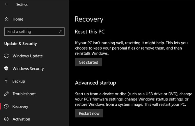 Get to Know That Windows 10 Reset Works