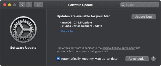 update the mac now