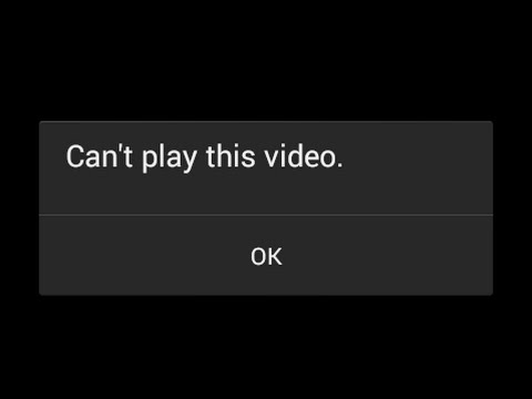 can't play this video