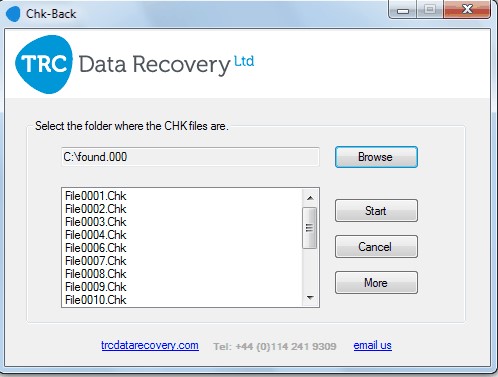 chk file recovery