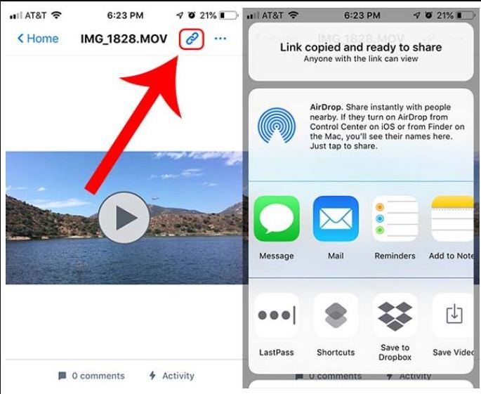 fix blurry videos with dropbox