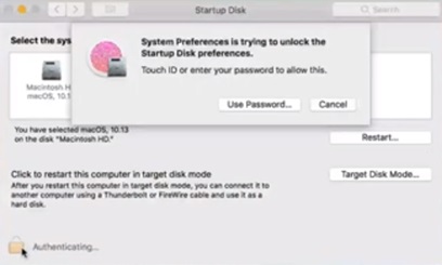 target disk mode thunderbolt 3