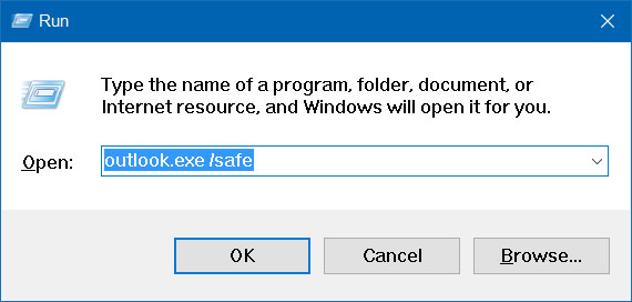 outlook will not open loading profile