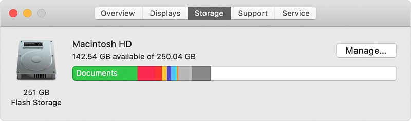 macbook pro how to free up disk space