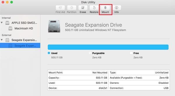disc utiltiy mac to fix external hard drive time machine