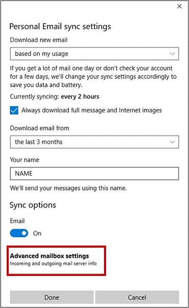 smtp settings outlook maxbulk mailer