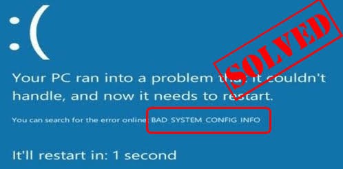 7 Methods to Fix Windows Stop Code Bad System Config Info