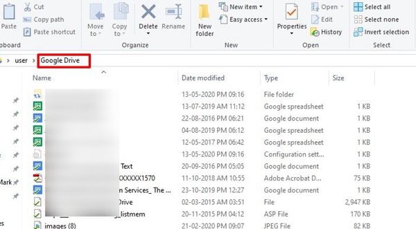 how to sync shared google drive folder