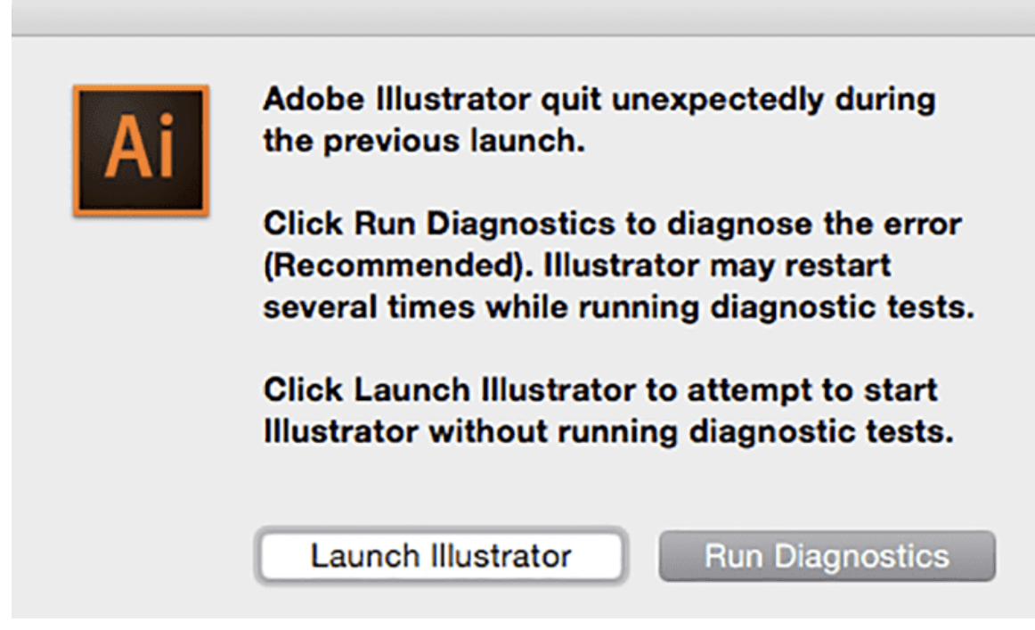 run adobe illustrator in safe mode