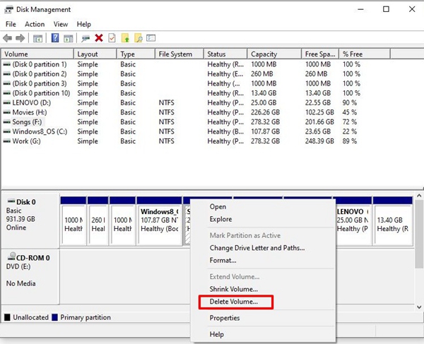 cannot find disc image tools in windows 10