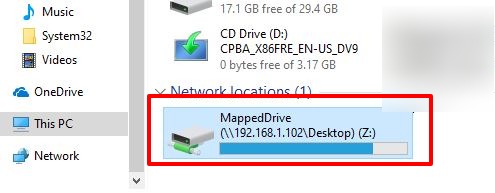 Fix Mapped Network Drive Not Showing Issue   Mapped Drive Visible 