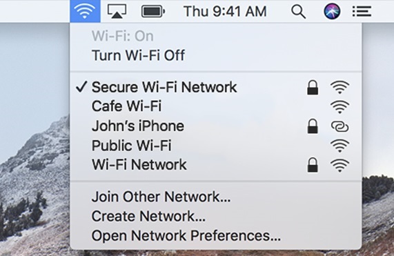 Check Wi-Fi Settings