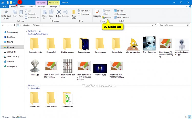 Membuka File History