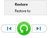 restore the audio files