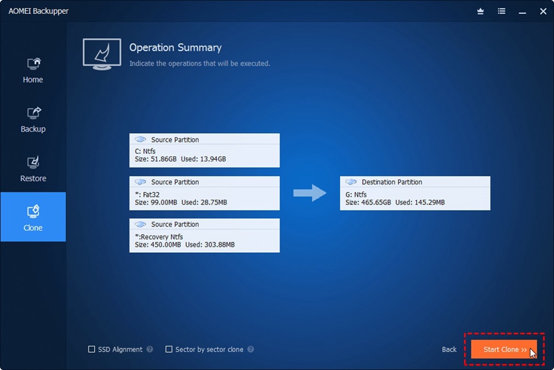 easeus clone windows 10 to ssd