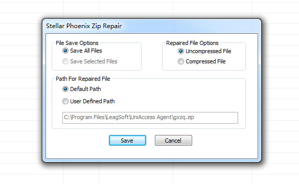 repairing zip files