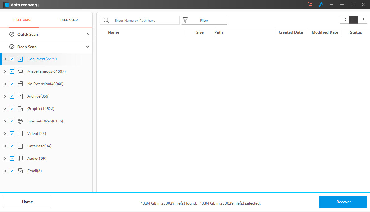 Recupera file da una MMC con Wondershare Data Recovery