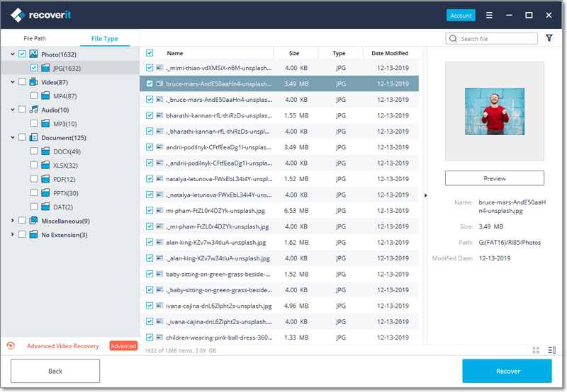 quick scan to recover data from damaged external hard drive