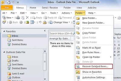 Come Recuperare Email Eliminate in Outlook 2010, 2007, 2003, ecc.