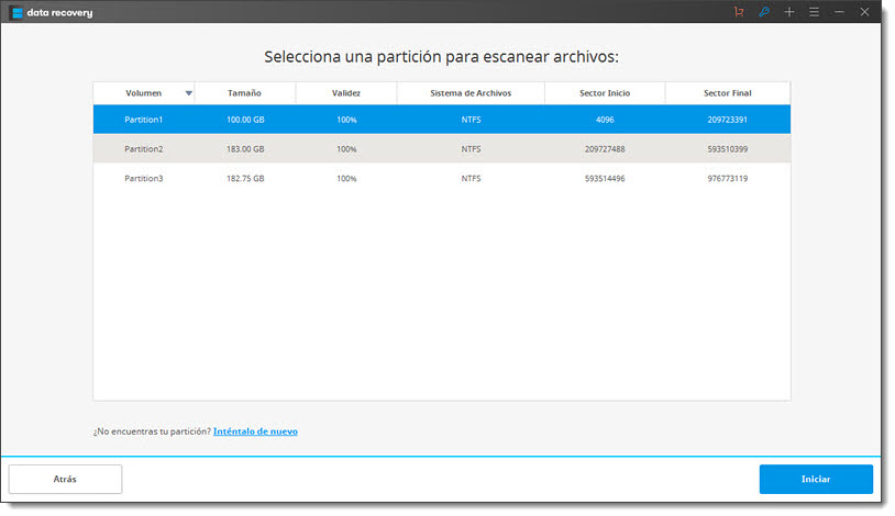 La Alternativa Gratuita de Recuperación de Partición Hetman