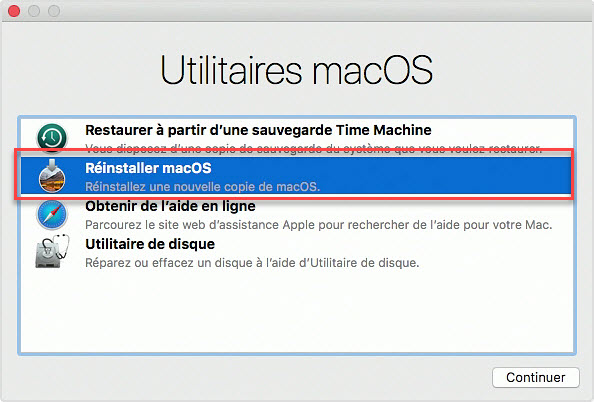Comment réinitialiser MacBook Pro/Macbook Air aux paramètres d'usine
