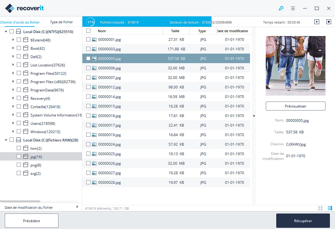 scanner les photos perdues
