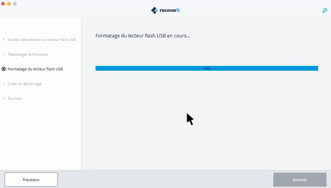 formatage du lecteur usb