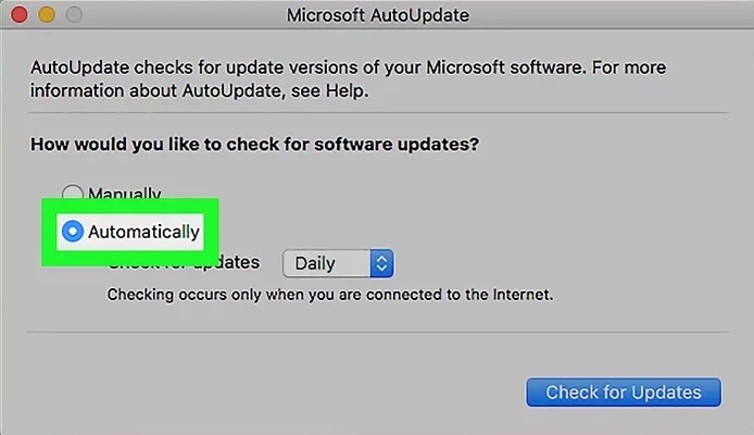 microsoft autoupdate mac freezes