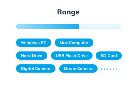 range of data recovery software