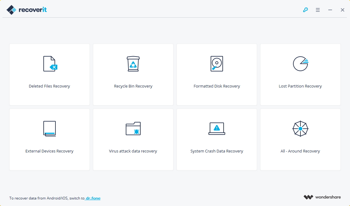 El número 1 en programas de recuperación de datos de Samsung para laptop - Recoverit