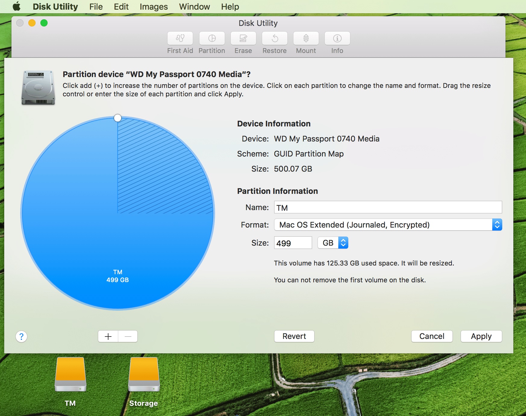 remove partition on external hard drive mac