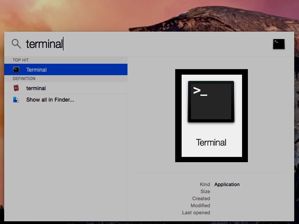 mac terminal emulator usb
