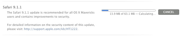 safari updates for mac os x 10.5.8