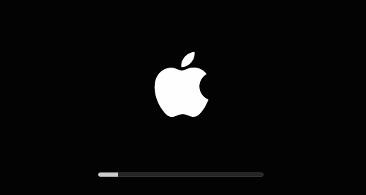 mac restart screen