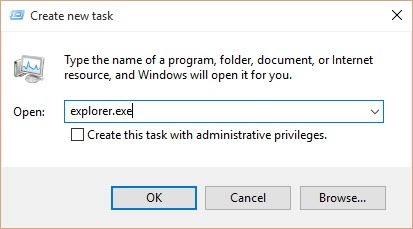 How to fix the taskbar disappeared error in windows 10