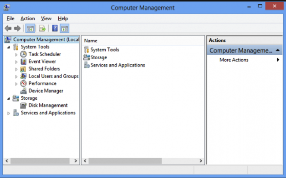 partition de disque dur avec de l'outil de gestion de l'ordinateur étape 3